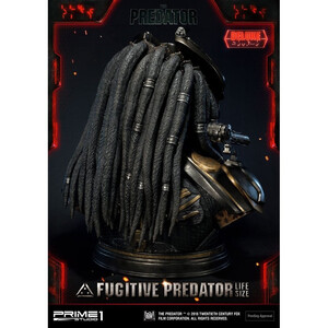 Prime 1 Studio Predator 2018 Life Size Bust Fugitive Predator Deluxe Ver. 