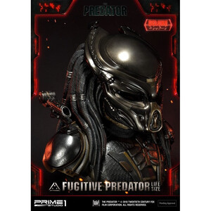 Prime 1 Studio Predator 2018 Life Size Bust Fugitive Predator Deluxe Ver. 