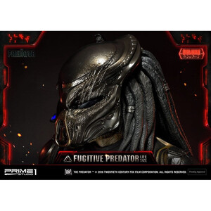 Prime 1 Studio Predator 2018 Life Size Bust Fugitive Predator Deluxe Ver. 