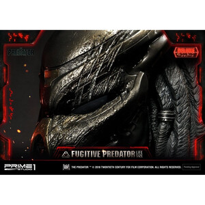Prime 1 Studio Predator 2018 Life Size Bust Fugitive Predator Deluxe Ver. 