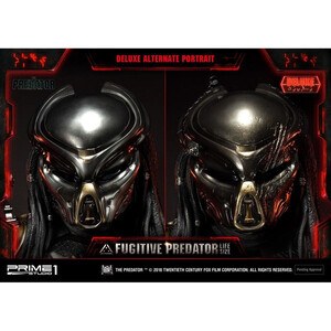 Prime 1 Studio Predator 2018 Life Size Bust Fugitive Predator Deluxe Ver. 