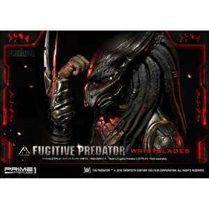 Prime 1 Studio Predator 2018 Life Size Bust Fugitive Predator Wristblades 
