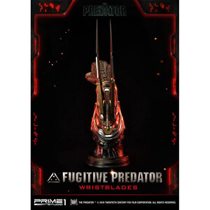 Prime 1 Studio Predator 2018 Life Size Bust Fugitive Predator Wristblades 