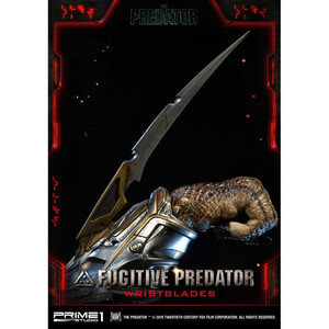 Prime 1 Studio Predator 2018 Life Size Bust Fugitive Predator Wristblades 