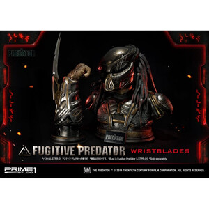 Prime 1 Studio Predator 2018 Life Size Bust Fugitive Predator Wristblades 