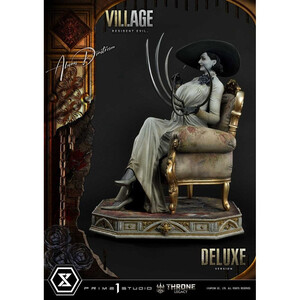 Prime 1 Studio Resident Evil Village 1/4 Scale Throne Legacy Collection Alcina Dimitrescu Deluxe Version 