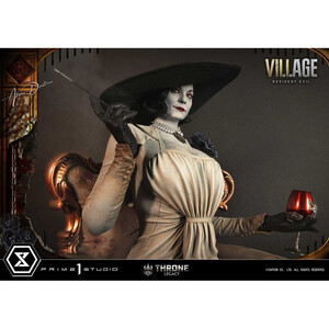 Prime 1 Studio Resident Evil Village 1/4 Scale Throne Legacy Collection Alcina Dimitrescu Deluxe Version 
