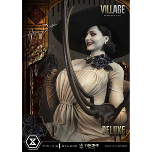 Prime 1 Studio Resident Evil Village 1/4 Scale Throne Legacy Collection Alcina Dimitrescu Deluxe Version 