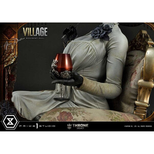Prime 1 Studio Resident Evil Village 1/4 Scale Throne Legacy Collection Alcina Dimitrescu Deluxe Version 