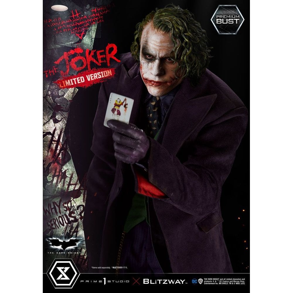 Prime 1 Studio The Dark Knight Premium Bust The Joker Limited Version