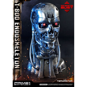 Prime 1 Studio The Terminator 1/2 Scale High Definition Bust T-800 Endoskeleton Head 