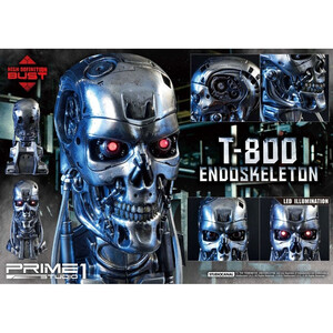 Prime 1 Studio The Terminator 1/2 Scale High Definition Bust T-800 Endoskeleton Head 
