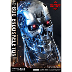 Prime 1 Studio The Terminator 1/2 Scale High Definition Bust T-800 Endoskeleton Head 