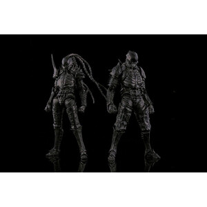 T.E.S.T ABARA Action Figure Black Gaunas Kudou Denji & Nayuta Set 