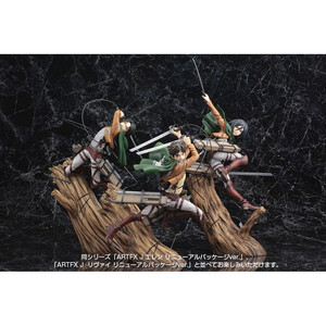 Kotobukiya Attack on Titan 1/8 Scale ARTFXJ Mikasa Ackerman Renewal Package Ver. 