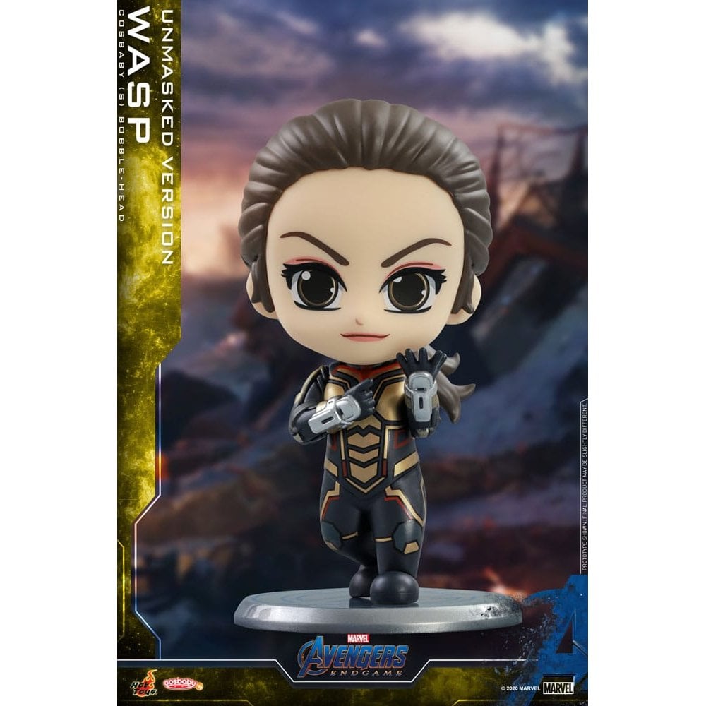 Avengers Endgame Cosbaby (S) Mini Figure The Wasp (Unmasked Version) 