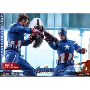 Hot Toys Avengers Endgame Movie Masterpiece 1/6 Scale Captain America (2012 Version) 