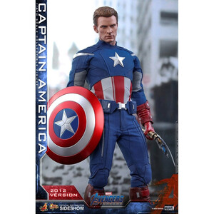 Hot Toys Avengers Endgame Movie Masterpiece 1/6 Scale Captain America (2012 Version) 