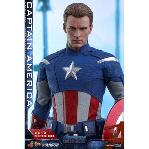 Hot Toys Avengers Endgame Movie Masterpiece 1/6 Scale Captain America (2012 Version) 