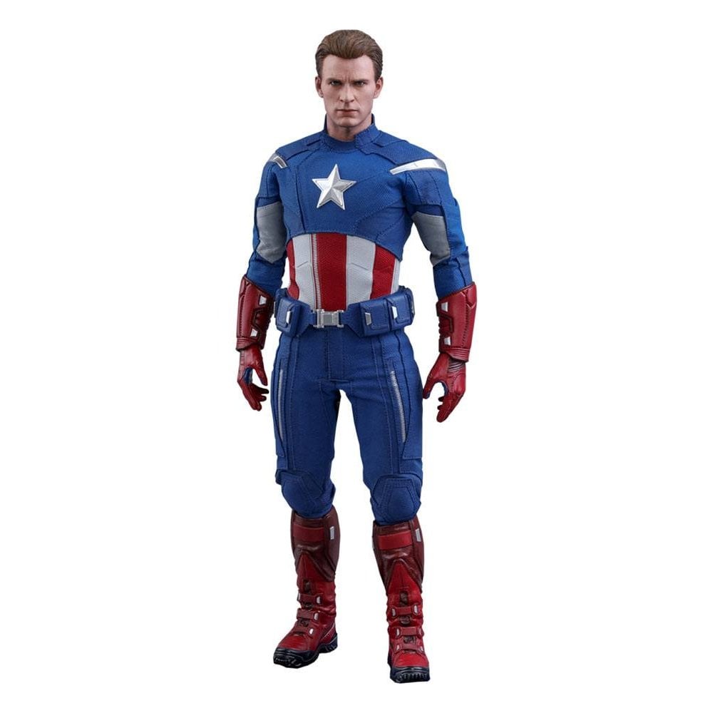 Hot Toys Avengers Endgame Movie Masterpiece 1/6 Scale Captain America (2012 Version) - Damaged packaging 