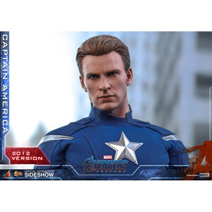Hot Toys Avengers Endgame Movie Masterpiece 1/6 Scale Captain America (2012 Version) - Damaged packaging 