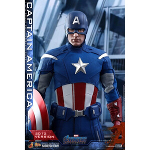 Hot Toys Avengers Endgame Movie Masterpiece 1/6 Scale Captain America (2012 Version) - Damaged packaging 