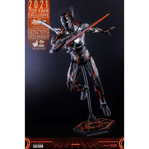 Hot Toys Avengers Infinity War 1/6 Scale Iron Man Neon Tech 4.0 2021 Toy Fair Exclusive 