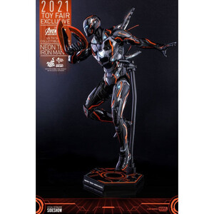 Hot Toys Avengers Infinity War 1/6 Scale Iron Man Neon Tech 4.0 2021 Toy Fair Exclusive 
