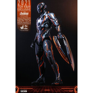 Hot Toys Avengers Infinity War 1/6 Scale Iron Man Neon Tech 4.0 2021 Toy Fair Exclusive 
