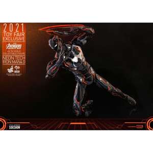Hot Toys Avengers Infinity War 1/6 Scale Iron Man Neon Tech 4.0 2021 Toy Fair Exclusive 