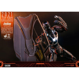 Hot Toys Avengers Infinity War 1/6 Scale Iron Man Neon Tech 4.0 2021 Toy Fair Exclusive 
