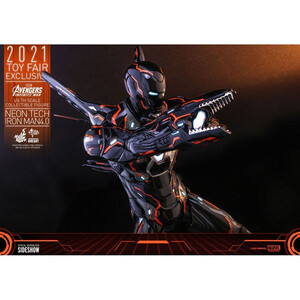 Hot Toys Avengers Infinity War 1/6 Scale Iron Man Neon Tech 4.0 2021 Toy Fair Exclusive 