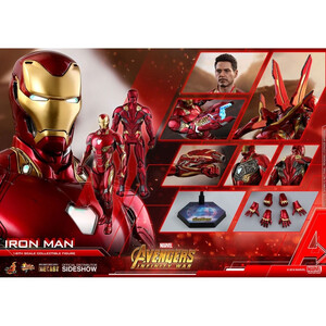Hot Toys Avengers Infinity War Diecast Movie Masterpiece 1/6 Scale Iron Man 