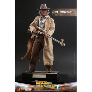 Hot Toys Back To The Future III Movie Masterpiece 1/6 Scale Doc Brown 