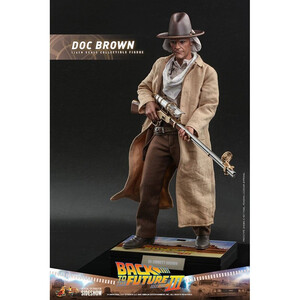 Hot Toys Back To The Future III Movie Masterpiece 1/6 Scale Doc Brown 