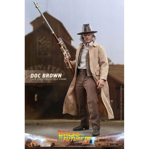 Hot Toys Back To The Future III Movie Masterpiece 1/6 Scale Doc Brown 