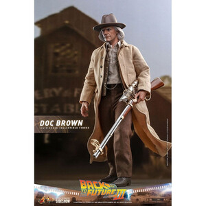 Hot Toys Back To The Future III Movie Masterpiece 1/6 Scale Doc Brown 