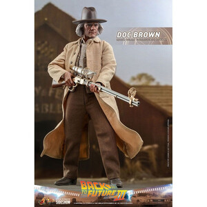 Hot Toys Back To The Future III Movie Masterpiece 1/6 Scale Doc Brown 