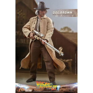 Hot Toys Back To The Future III Movie Masterpiece 1/6 Scale Doc Brown 