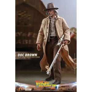 Hot Toys Back To The Future III Movie Masterpiece 1/6 Scale Doc Brown 