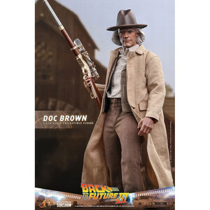 Hot Toys Back To The Future III Movie Masterpiece 1/6 Scale Doc Brown 