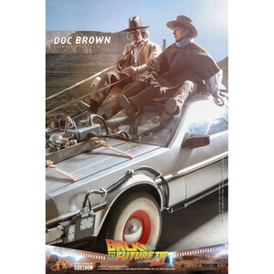 Hot Toys Back To The Future III Movie Masterpiece 1/6 Scale Doc Brown 