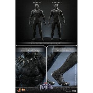 Hot Toys Black Panther Movie Masterpiece 1/6 Scale Black Panther (Original Suit) 31 cm 
