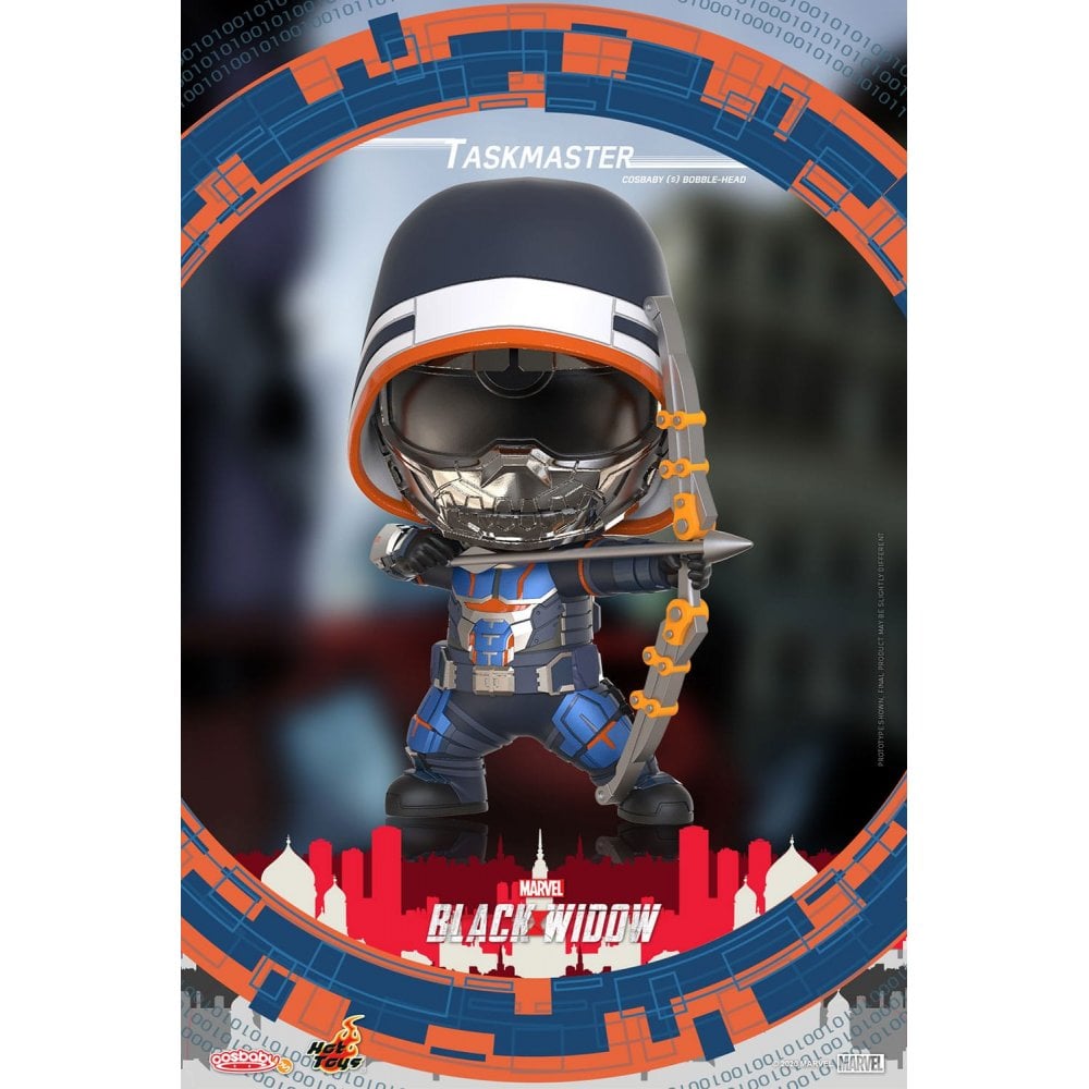 Black Widow Cosbaby (S) Mini Figure Taskmaster 10 cm 