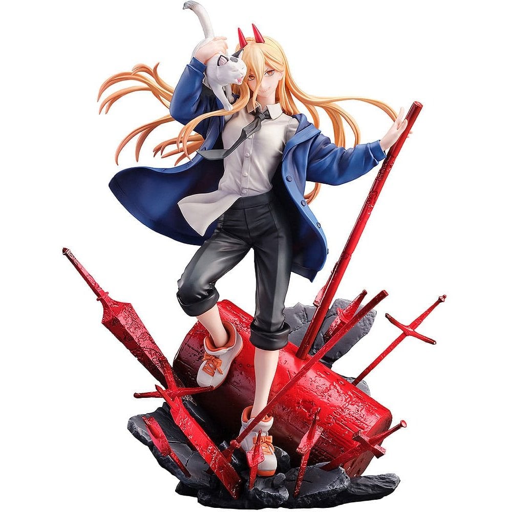 Takara Tomy Chainsaw Man 1/7 Scale Power & Meowy 