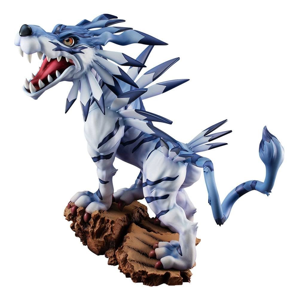 Megahouse Digimon Adventure Precious G.E.M. Series Garurumon Battle Ver. - Damaged packaging 
