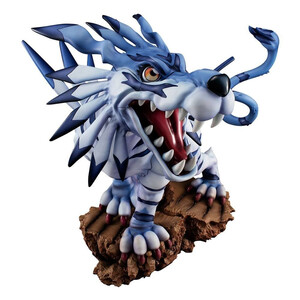 Megahouse Digimon Adventure Precious G.E.M. Series Garurumon Battle Ver. - Damaged packaging 