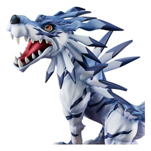 Megahouse Digimon Adventure Precious G.E.M. Series Garurumon Battle Ver. - Damaged packaging 