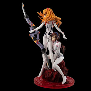 Megahouse Evangelion: 3.0+1.0 Thrice Upon a Time G.E.M. Series Shikinami Asuka Langley & Makinami Mari Illustrious 