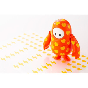 Kotobukiya Fall Guys Ultimate Knockout Action Figure 1/20 Legendary Edition Orangeade / Golden Chicken Costume 8 cm 